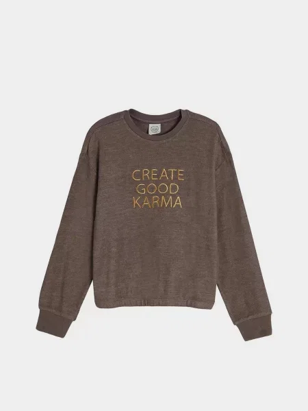 Дитячий Світшот COOL CLUB коричневий