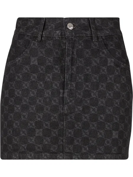 Pequs Suknja siva crna