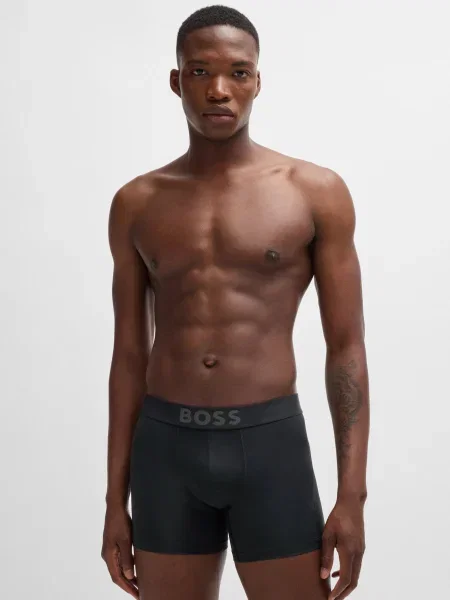 BOSS Boxerky Active antracitová čierna