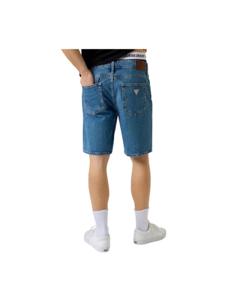 Pantaloni Guess albastru