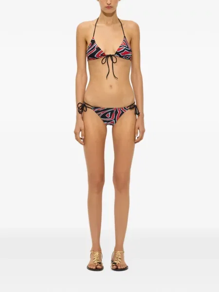 Bikini Pucci cu imagine negru