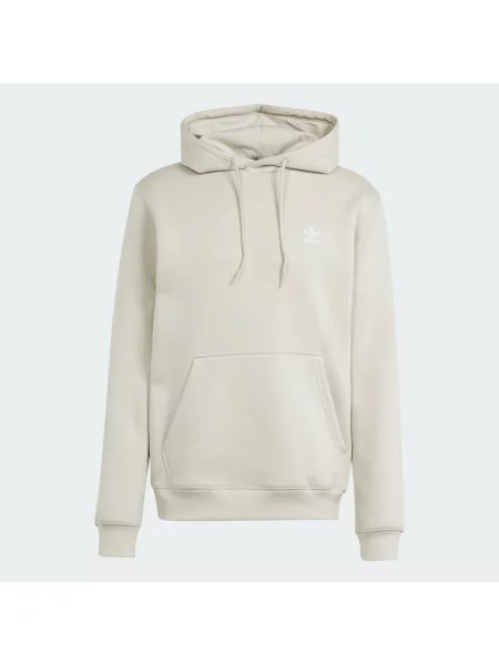 Mikina s kapucí Essentials Trefoil šedá