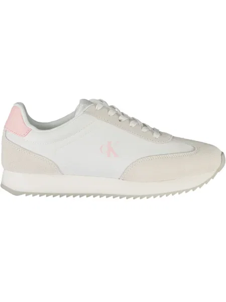 Calvin Klein Jeans Sneakers Runner Laceup Mg Mix alb