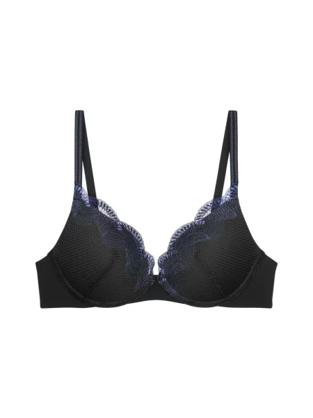 Triumph Biustonosz na fiszbinach Comfort Glam Kobiety Sztuczne włókno jednolity czarny