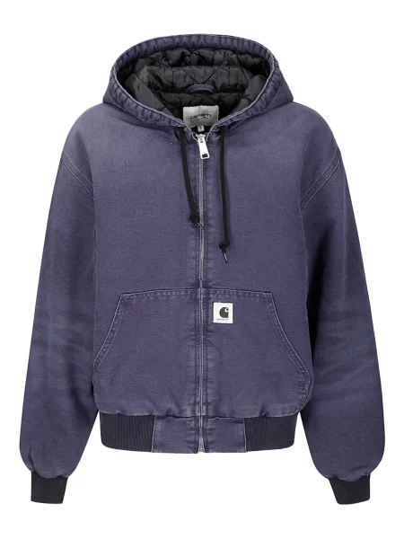 Geacă Carhartt Wip cu cordon albastru