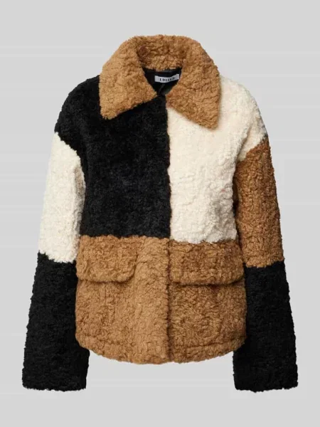 Kurtka z futerka z z patką model ‘Carly’ Edited