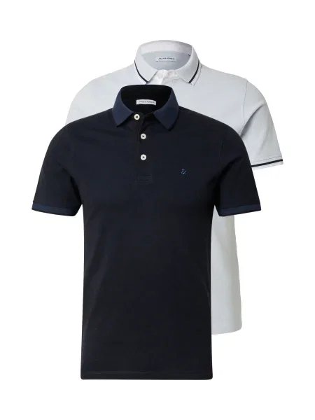JACK & JONES Tricou JJEPaulos pastel / închis albastru