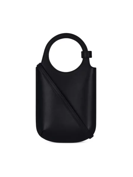 Torebka Courreges z logo czarna