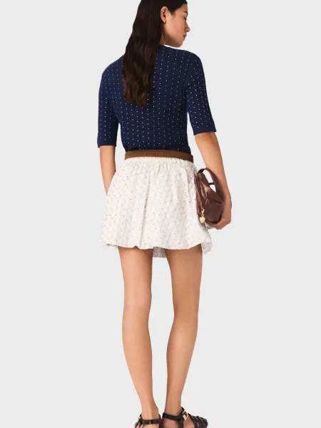 Светр у смужку Maje синій