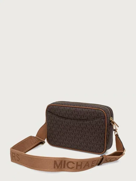 MICHAEL Michael Kors torebka crossbody z imitacji skóry BEV brązowa