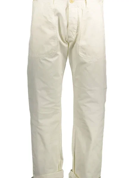 Pantaloni Gant alb