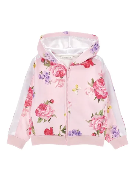 Bluza z kapturem dziecięca Monnalisa różowa