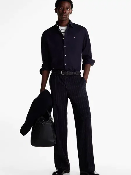 Рубашка Tommy Hilfiger синяя