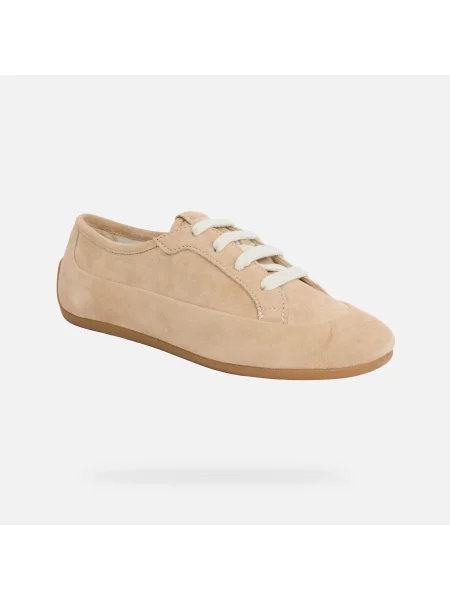 Geox sneakers din piele întoarsă D ADDISSE bej