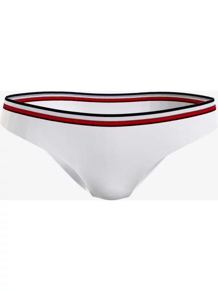 Tommy Hilfiger Globar Stripe Signature Dół od bikini Niebieski L biały