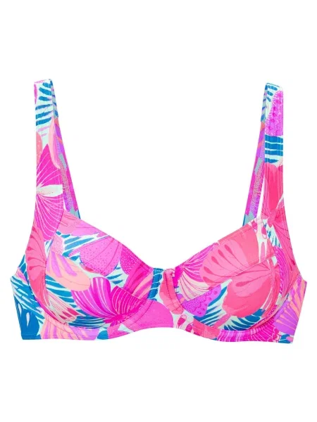 SUNSEEKER Sutien costum de baie / pastel / roz / roz pitaya albastru