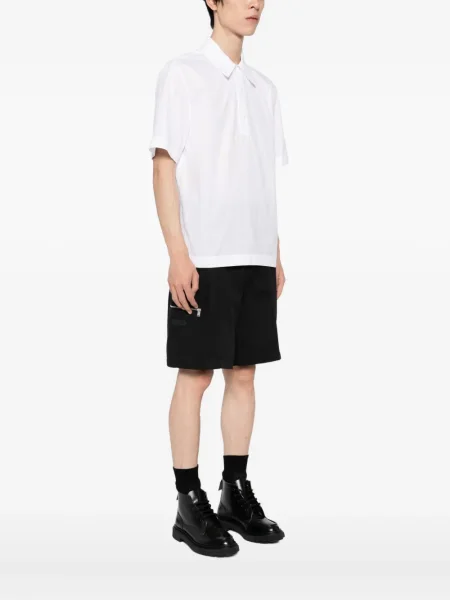Καρό polo Jil Sander λευκό