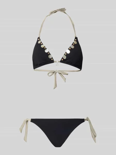Bikini z wiązaniem model YERODASIA KERANGA' Banana Moon czarne