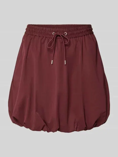 Spódnica mini o kroju regular fit z mieszanki bawełny Marc O'polo Denim bordowa