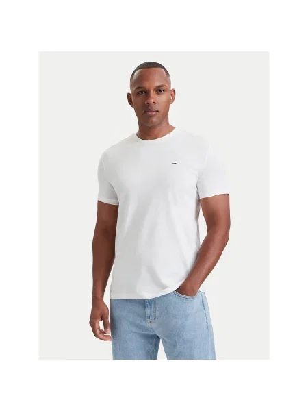 Marškinėliai Tommy Jeans balta