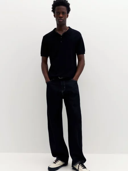 Pull&Bear Pulover negru