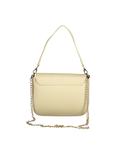 Lniana torebka Valentino beżowa