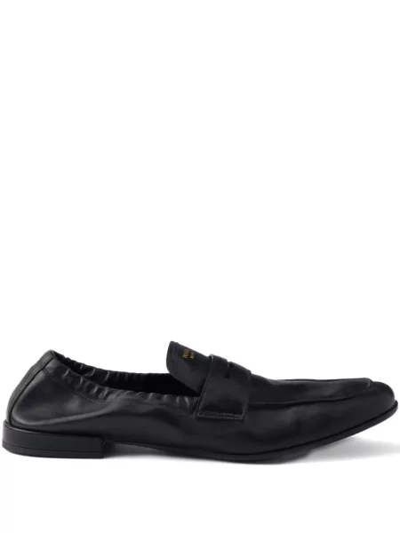 Pantofi loafer Prada cu imagine negru