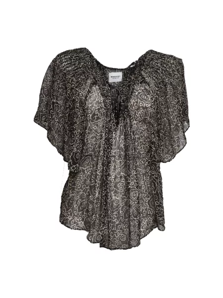 Bluzka Isabel Marant muślinowa czarna