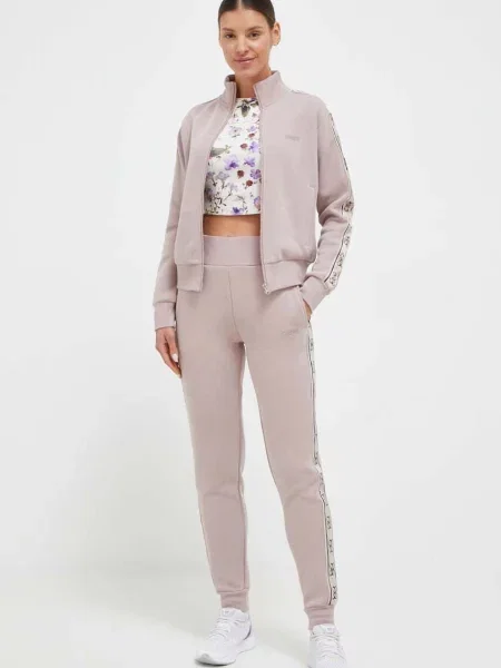 Guess pantaloni de trening BRITNEY bej