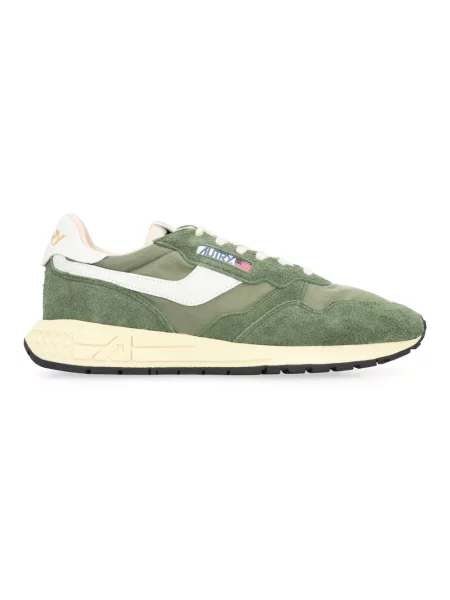Sneakersy Autry zamszowe casual zielone