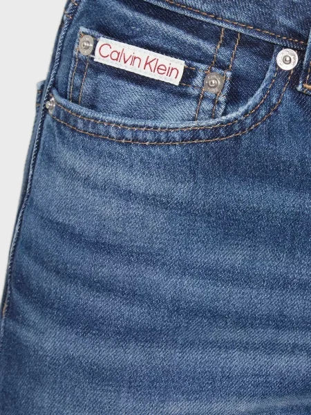 Прямые джинсы Calvin Klein Jeans синие