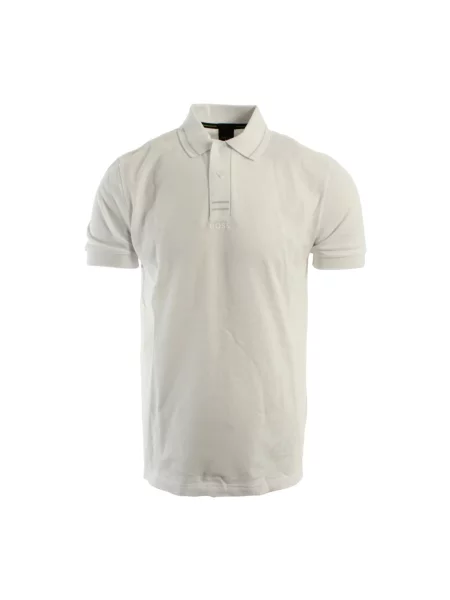 Koszulka polo Boss biała