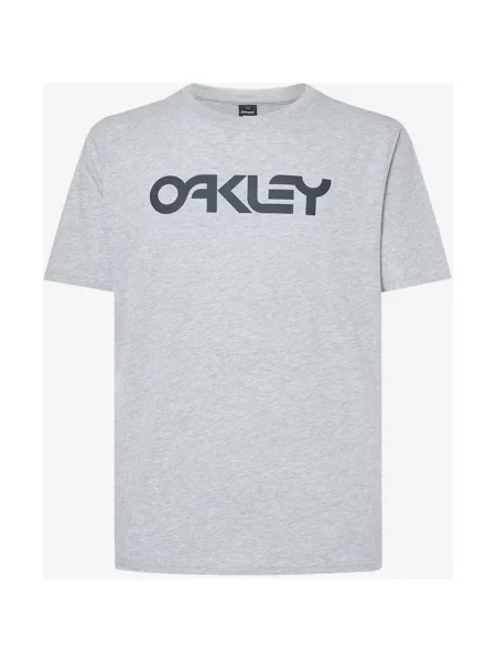 T-shirt Oakley Mark II z krótkim rękawem jasnoszary melanż S szara
