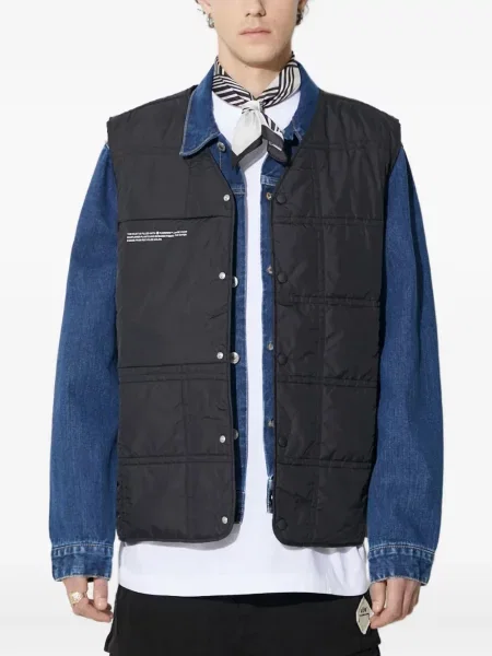 Pikowana kamizelka Pangaia czarna