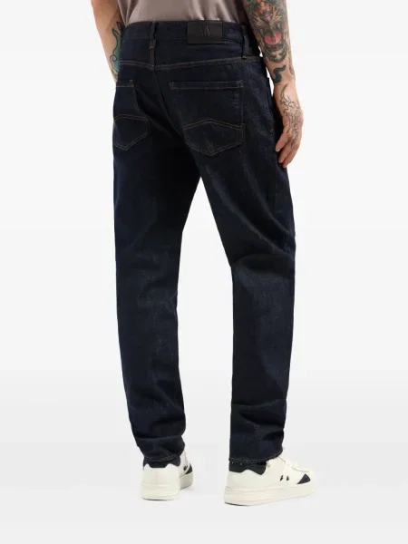 Blugi drepți Armani Exchange albastru