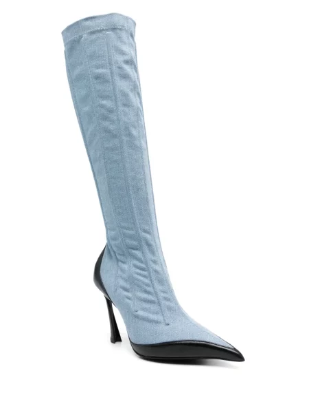 Botine Mugler albastru