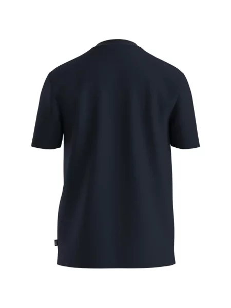 Tricou Boss cu decolteu rotund albastru