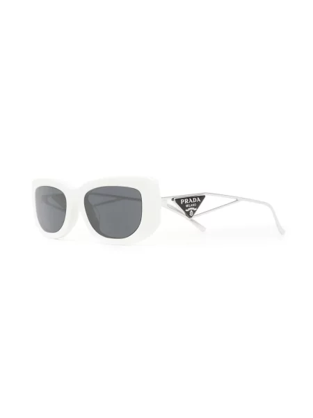 Saulės akiniai Prada Eyewear balta