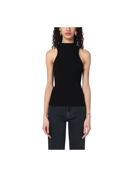 Top Roberto Collina czarny