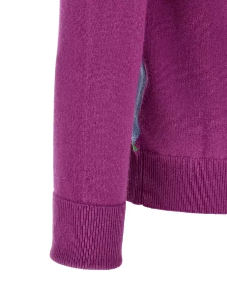 Pulover Ballantyne cu decolteu în V violet