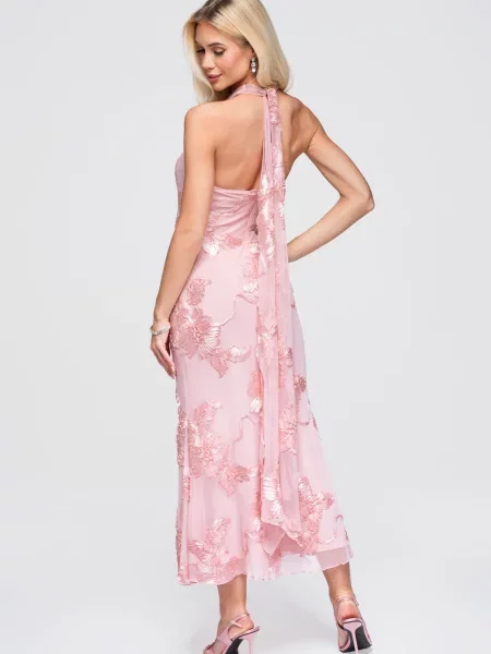 Rochie maxi Edoti cu aplicații