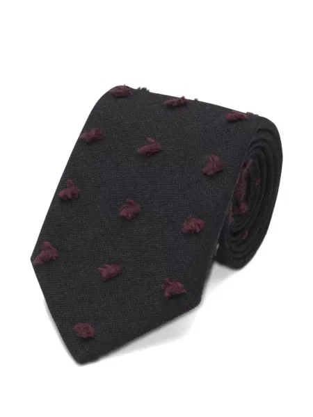 Cravată Lanvin cu buline negru