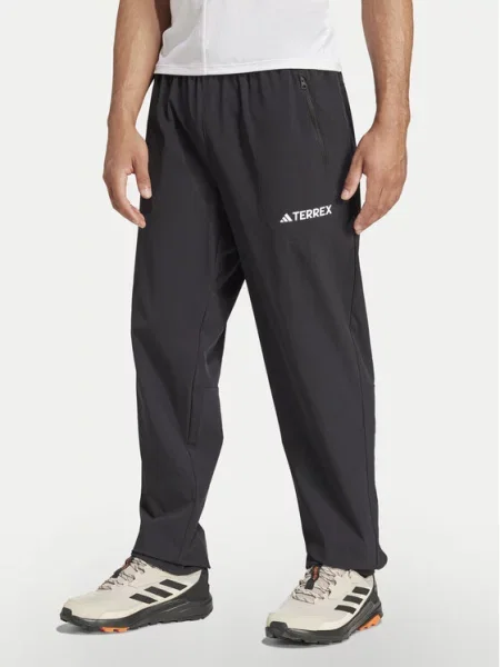 ADIDAS TERREX Outdoor hlače Essentials' črna