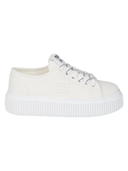 Sneakersy Miu Miu białe