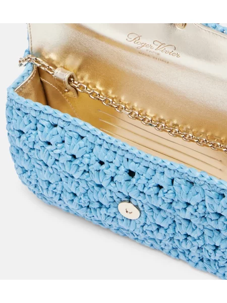 Geantă Roger Vivier albastru