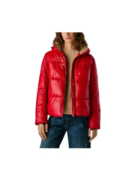 Pepe Jeans kurtka zimowa czerwony