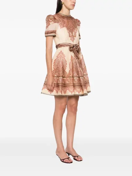 Rochie mini Zimmermann cu imagine cu model paisley