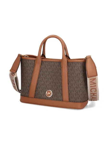 Michael Kors LUISA SM SATCHEL hnědá