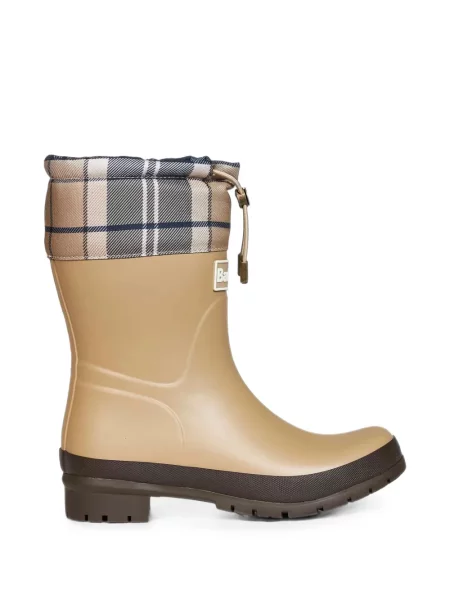 Botine Barbour în carouri cu cordon