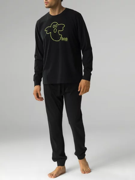 Pijamale Atlantic albastru